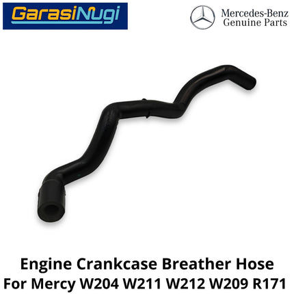 Engine Crankcase Mercy W204 W211 W209 R171 Breather Hose Selang Ventilasi Bak Mesin Mercedes C200 E200 SLK M271