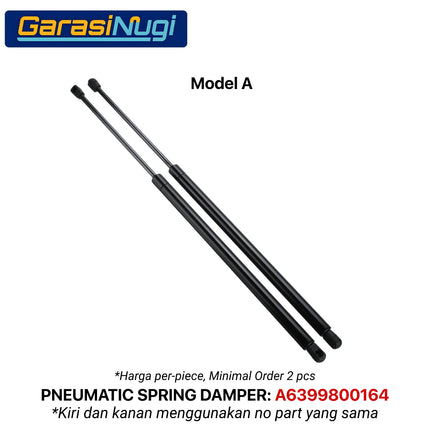 Strut For Mercy W693 Viano Vito Shock Trunk Rear Kap Bagasi Belakang