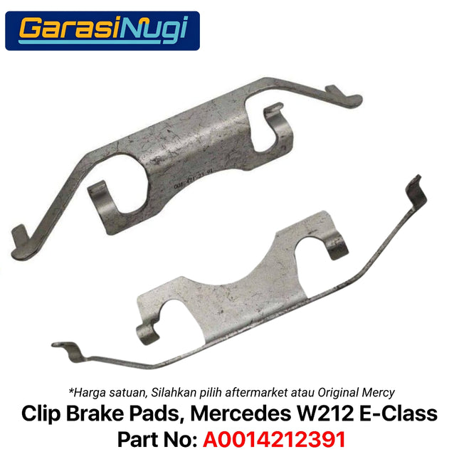 Klip Kampas Rem Belakang Mercedes W212 Brake Pad Clip E200 E250