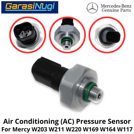 Air Conditioning Mercy W203 W211 W220 W169 Pressure Sensor Detektor Tekanan AC Mercedes A150 C200 E200