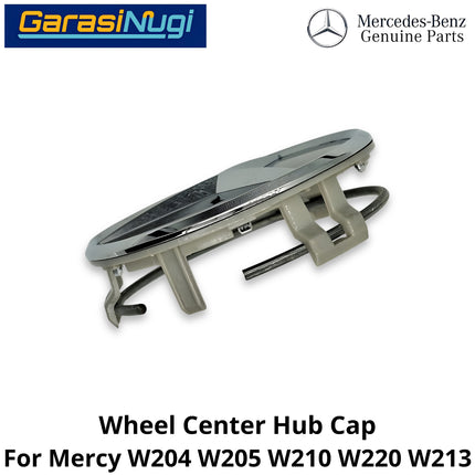 Wheel Hub Cap Mercy W204 W205 W210 W220 W213 Emblem Dop Velg Bintang Mercedes C200 E200 S300