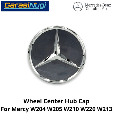 Wheel Hub Cap Mercy W204 W205 W210 W220 W213 Emblem Dop Velg Bintang Mercedes C200 E200 S300