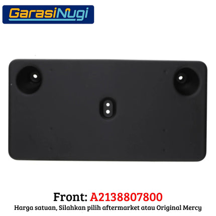 License Plate Holder Mercy W213 Dudukan Plat Nomor Depan Belakang Mercedes E200 E350