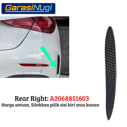 Rear Bumper Trim For Mercy W206 Kisi Ventilasi Bemper Belakang AMG C300