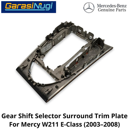 Gear Shift Selector Mercy W211 Trim Plate Cover Panel Tutup Tuas Gigi Original Mercedes E240