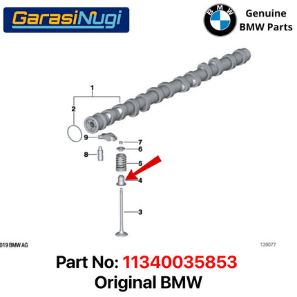 Repair Kit Valve Seal Ring Outlet  For BMW Engine N51 N52 N54 N55 S55 And B58 11340035853