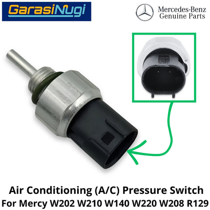 Air Conditioning Mercy W202 W140 W220 R129 Pressure Sensor Detektor Tekanan AC Mercedes C200 E200 SL
