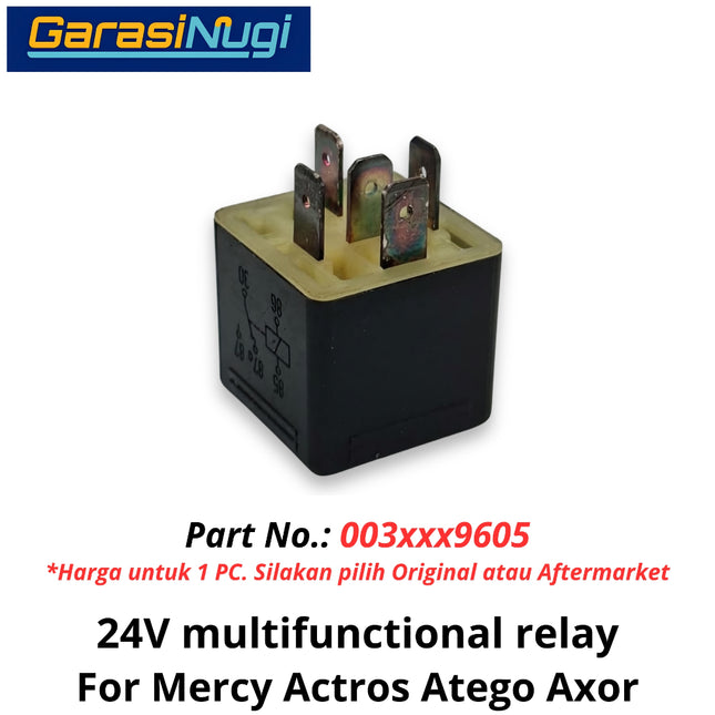 24V Multifungsional Mercy Truck Actros Atego Axor Relay Multifungsi 0035459605 Original Mercedes