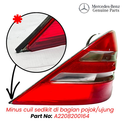 Stop Lamp Mercy W220 Lampu Rem Belakang Rear Brake Light S300 S500