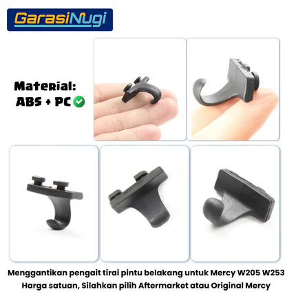 Rear Bracket Sunshade Mercy W205 W253 Klip Pengait Tirai Pintu Belakang C300 GLC