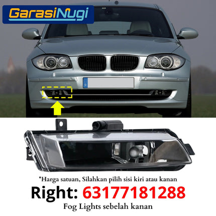 Fog Lights For BMW E81 E87 Lower Lampu Kabut Depan 120