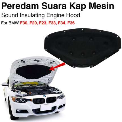Hood Insulating BMW F30 F20 F33 Peredam Suara Kap Mesin Engine Sound 318 320