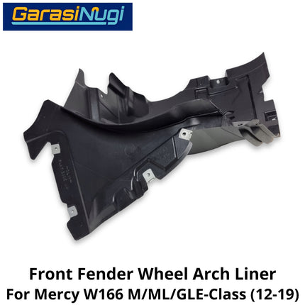 Front Fender Liner Mercy W166 Pelindung Percikan Air Tutup Spakbor Depan Mercedes ML GLE 12-19
