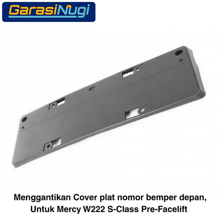 License Plate Holder Mercy W222 Pre-FL Dudukan Plat Nomor Depan Mercedes S400 S500