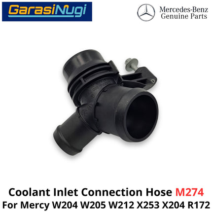 Coolant Inlet Mercy W204 W212 X253 X204 R172 Connector Hose Konektor Saluran Masuk Pendingin C200 E200 GLC GLK SLK