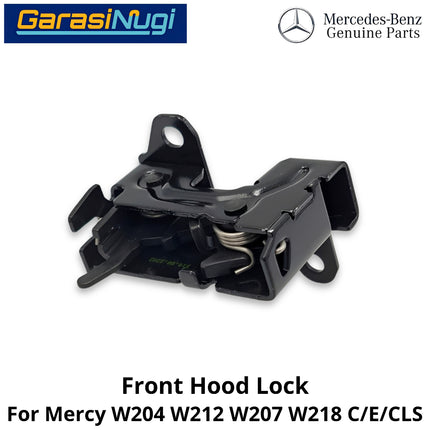 Front Hood Lock Mercy W204 W212 W207 W218 Sistem Pengunci Kap Mesin Mercedes C200 E200 CLS
