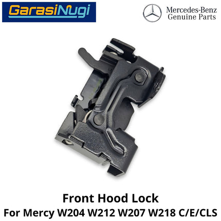 Front Hood Lock Mercy W204 W212 W207 W218 Sistem Pengunci Kap Mesin Mercedes C200 E200 CLS