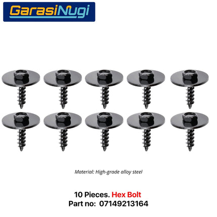 Hex Bolt Universal BMW MINI 07149213164 Sekrup Self-Tapping Bemper dan Bodi