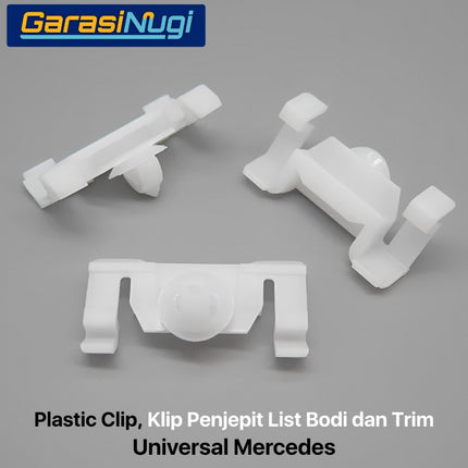 Plastik Klip Universal Mercedes A0099884178 Clip Penjepit List Bodi Dan Trim