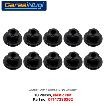 Mur Plastik Universal BMW MINI 07147336362 Pengunci Panel Bodi Plastic Nut