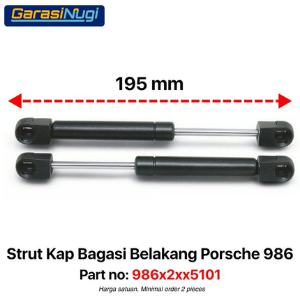Porsche Boxster 986 Hood Strut Shock Kap Bagasi Depan Belakang 1994 - 2004
