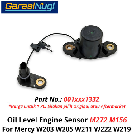 Oil Leveling Mercy W203 W205 W222 W219 Sensor Level Oli Mesin M272 M276 Mercedes C200 CLS