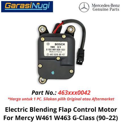 Electric Blending Cap Mercy W461 W463 Control Motor Pengendali Katup Pencampur Elektrik Mercedes G500