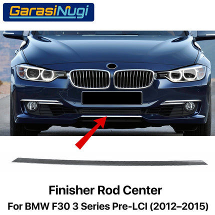 Finisher Rod For BMW F30 Pre-LCI Sport Fog Trim Bumper Bawah Tengah 320