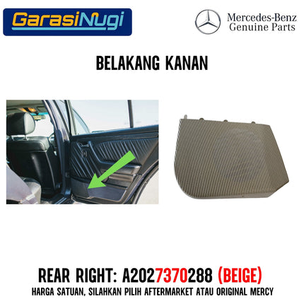 Cover Speaker For Mercy W202 Penutup Audio Pintu Depan Belakang Original C180