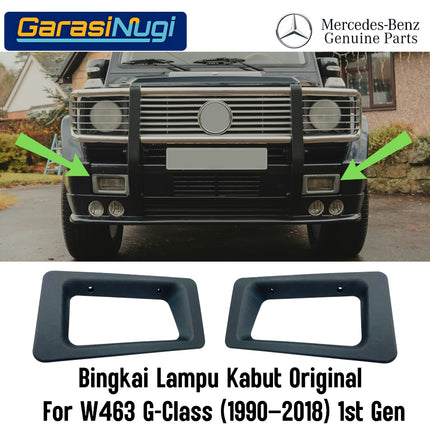 Fog Trim For Mercy W463 Bingkai Lampu Kabut Original G500 1st Gen
