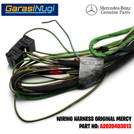Wiring Harness Mercy W202 Kabel Tirai Elektrik Kaca Belakang Original Rear Curtain Cable C180