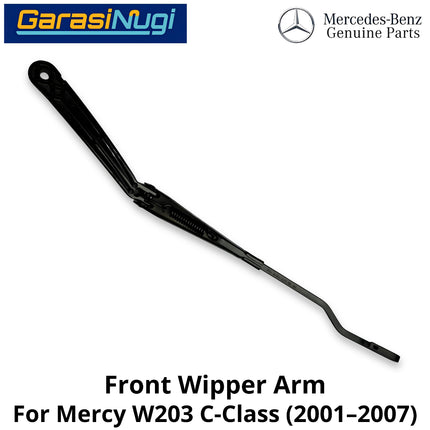 Front Wiper Arm Mercy W203 Gagang Blade Kaca Depan 2038200844 Original Mercedes C200