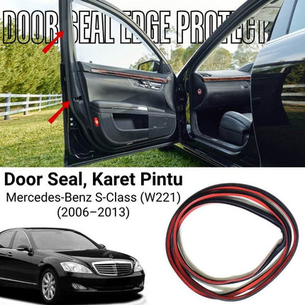 Door Seal For Mercy W221 Karet Pintu Edge Protection Weatherstrip S300 S350