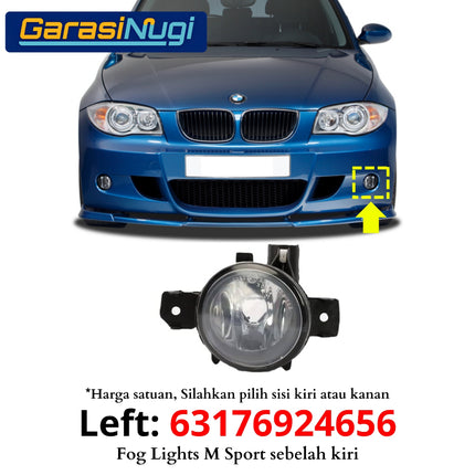 Fog Lights For BMW E81 E87 Lower Lampu Kabut Depan 120