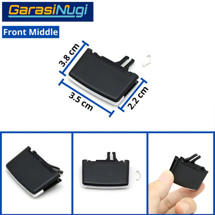 Front Air Conditioner Grill Mercy W207 Vent Slider Tab Clip Pegangan Klip Kisi-Kisi AC Mercedes E250 2010-2012