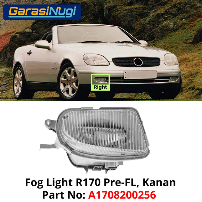 Fog Lights Mercy R170 W210 Lampu Kabut Bumper Depan Mercedes E230 SLK