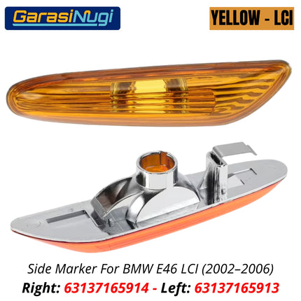 BMW E46 Side Marker Lights Lampu Sein Samping Turn Signal 312 320