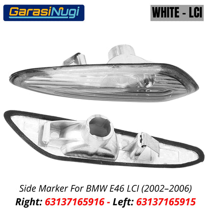 BMW E46 Side Marker Lights Lampu Sein Samping Turn Signal 312 320