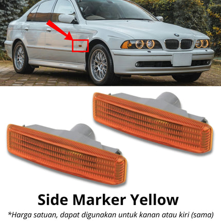 BMW E39 Side Marker Lights Lampu Sein Samping Turn Signal 530 532