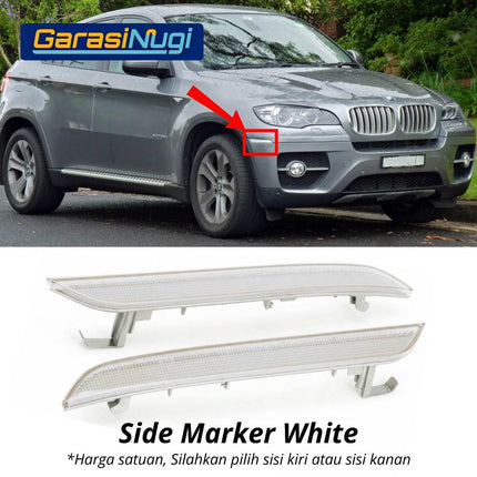 Reflector BMW E71 E72 Mata Kucing Side Trim Samping Front Bumper X6