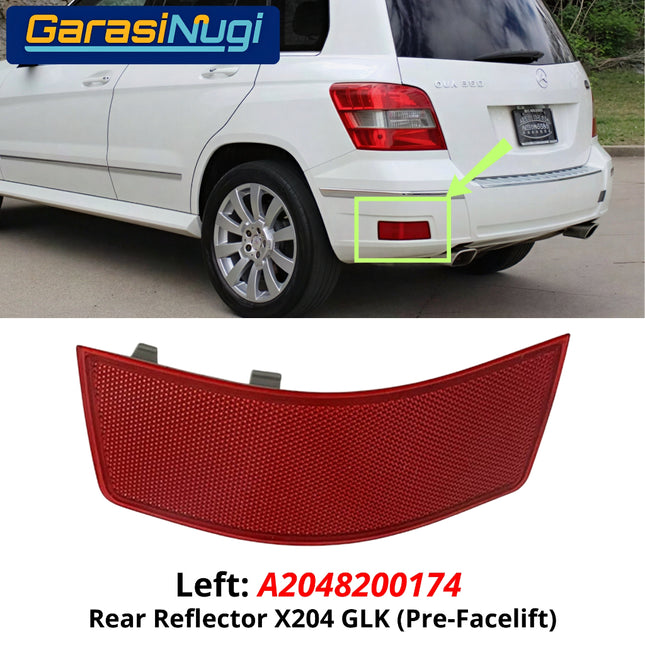 Reflector For Mercy X204 Mata Kucing Trim Rear Belakang GLK