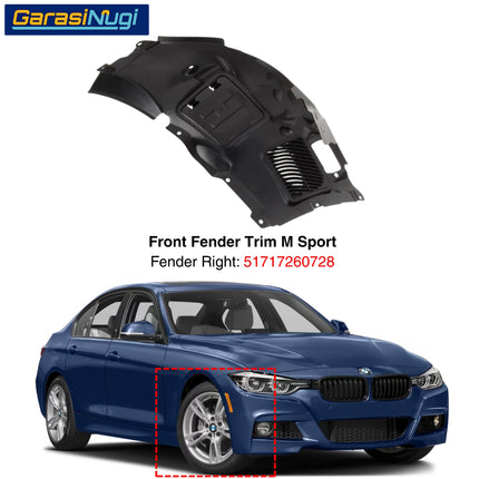 Front Fender BMW F30 Penutup Spakbor Roda Depan Wheel Arch 328 330