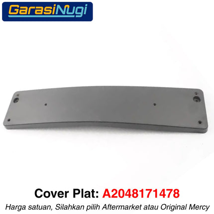 License Plate Holder Mercy W204 Facelift Dudukan Plat Nomor Depan Mercedes C250 C300