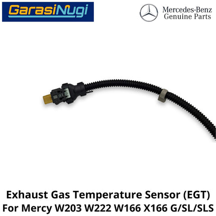 Exhaust Gas Mercy W203 W222 W166 X166 Temperature EGT Sensor Suhu Gas Buang C200 S200 ML GL