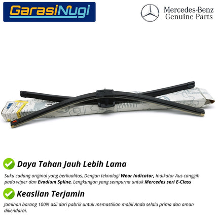 Mercedes W211 C219 R230 C199 Wiper Frameless Kit Kaca Depan Front Window E240 CLS350