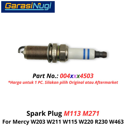Spark Plug Mercy W203 W211 W220 R230 Busi Mesin Original 0041594503 Mercedes C200 E200 S300 SL