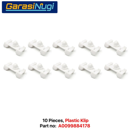 Plastik Klip Universal Mercedes A0099884178 Clip Penjepit List Bodi Dan Trim