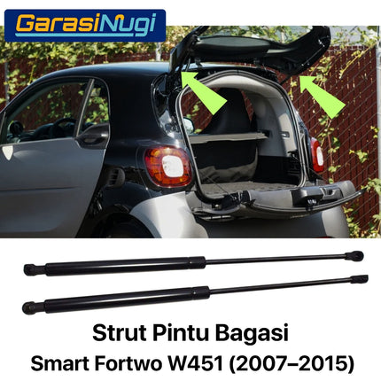 Strut Smart ForTwo W451 Shock Trunk Rear Kap Bagasi Belakang 4519880004 Coupe Cabrio