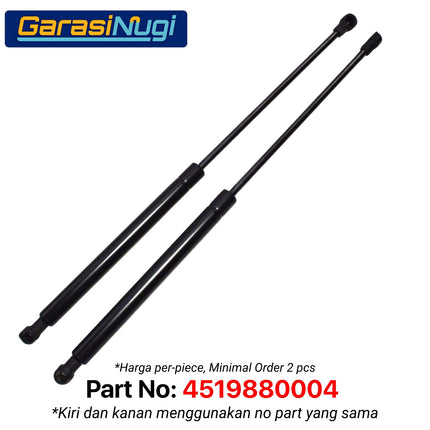 Strut Smart ForTwo W451 Shock Trunk Rear Kap Bagasi Belakang 4519880004 Coupe Cabrio