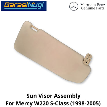 Sun Visor Mercy W220 Assembly Cermin Mirror Sunvisor Cover Kaca Pelindung Matahari Mercedes S280 S320